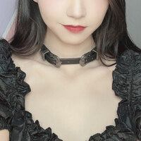 Hot girl y2k 90s buckle choker - Thumbnail 1