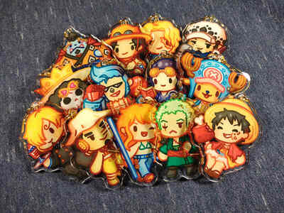 One Piece Chibi Keychains