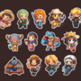 One Piece Chibi Keychains-4