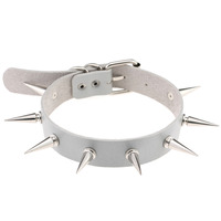 Cyber punk rivet choker - Thumbnail 8
