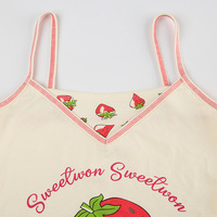 Sweet Strawberry Cami Top - Thumbnail 5