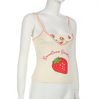 Sweet Strawberry Cami Top - Thumbnail 2