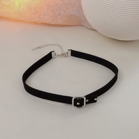 Dark punk buckle choker - Thumbnail 2