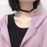 Dark punk buckle choker - Thumbnail 1