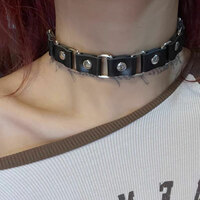 Punk interlock choker - Thumbnail 1