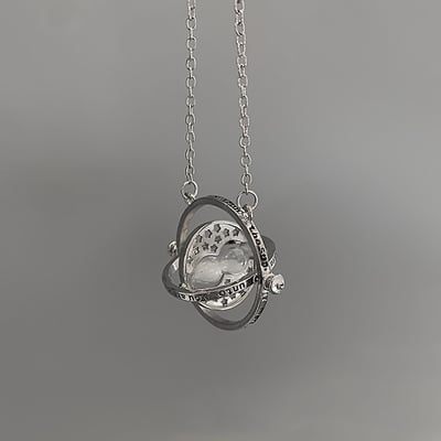 Time transfer planet necklace - Thumbnail 4