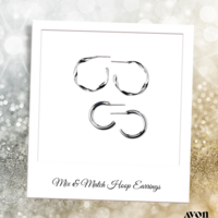 Mix and Match Hoop Earring Set - FINAL SALE - Thumbnail 2