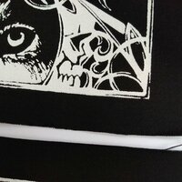 Moon Phases & Wolf Satanic Wiccan Goth Sew-on Patches - Thumbnail 1