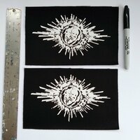 Human Fetus Sci Fi Cyberpunk Sew-on Patches - Thumbnail 1
