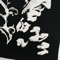 Bela Lugosi & Bat Wings Horror Punk Sew-on Patches - Thumbnail 3