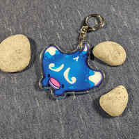 Manta Ray Keychain - Thumbnail 1