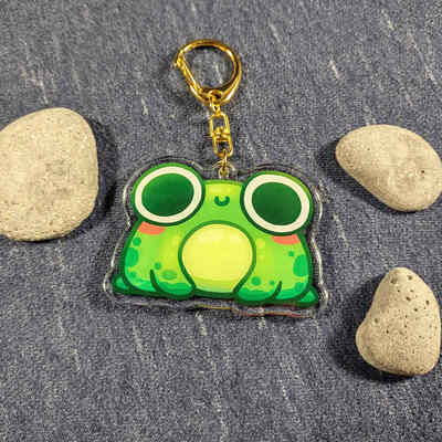 Frog keychain