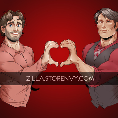 Hannigram heart hands decal set