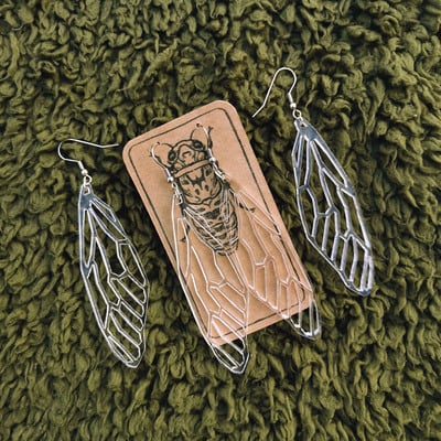 Cicada earrings