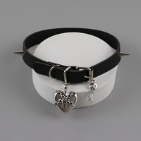 Punk locked heart choker - Thumbnail 3