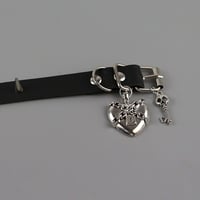 Punk locked heart choker - Thumbnail 2