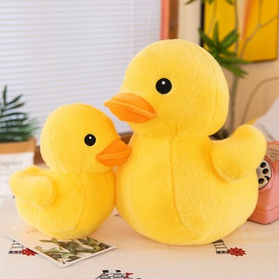 Yellow baby duck plush toy - Thumbnail 2