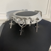 Punk heart cross choker - Thumbnail 2