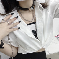 Heart chain choker - Thumbnail 1