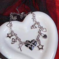 Dark thorn heart necklace - Thumbnail 2