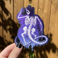 slime guy glow-in-the-dark sticker - Thumbnail 3