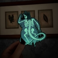 slime guy glow-in-the-dark sticker - Thumbnail 2