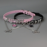 Handmade pink bone choker - Thumbnail 1