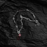 Gothic coffin necklace - Thumbnail 2