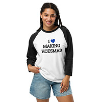 I love Making Hoesmad shirt 3/4 sleeve raglan - Thumbnail 5