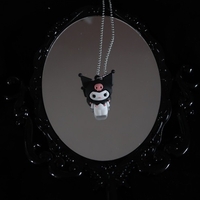 Kawaii core kuromi necklace - Thumbnail 3
