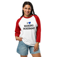 I love Making Hoesmad shirt 3/4 sleeve raglan - Thumbnail 11
