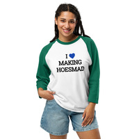 I love Making Hoesmad shirt 3/4 sleeve raglan - Thumbnail 15