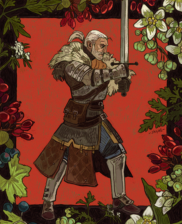 Geralt of Rivia print