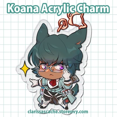 Koana acrylic charm