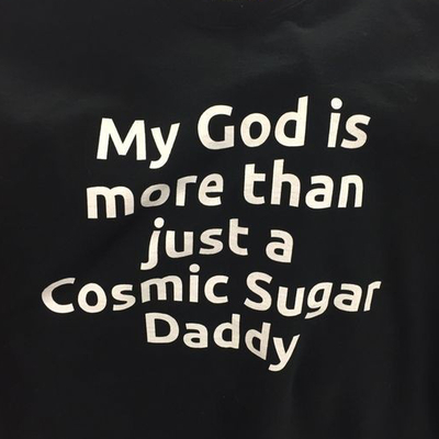 Free shipping-my god is more than just a cosmic sugar daddy tee - Thumbnail 2