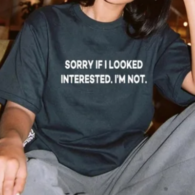 Free shipping-sorry if i looked interested i'm not tee - Thumbnail 2