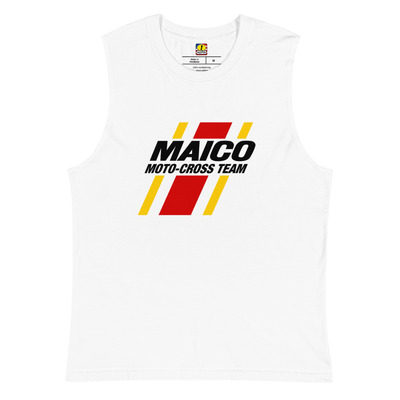 Maico moto-cross team stripe moto muscle shirt (f)