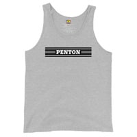 Penton Black Stripe Logo Men's Moto Tank Top - Thumbnail 7