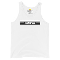 Penton Black Stripe Logo Men's Moto Tank Top - Thumbnail 8
