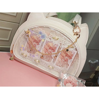 Cat crossbody handbag cute sweet backpack - Thumbnail 7