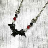 Halloween bat necklace - Thumbnail 1
