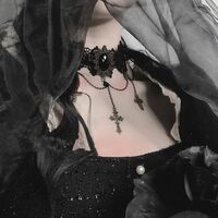 Goth princess choker - Thumbnail 1