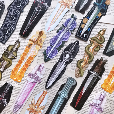 Fantasy Dagger Bookmarks