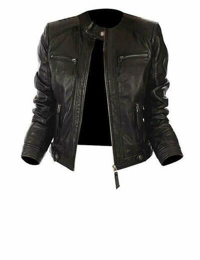 Leather Biker Jacket Bespoke Men's Motorbike Racer Stylish Trendy Leather Jacket