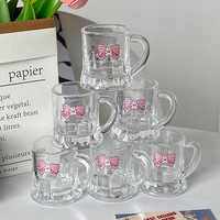 3pcs/set Cute Bow Prints Soju Glass Cup - Thumbnail 5