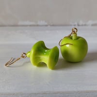 Simulation Apple Asymmetrical Earrings - Thumbnail 2