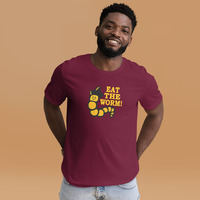 Eat the worm t-shirt Unisex - Thumbnail 2