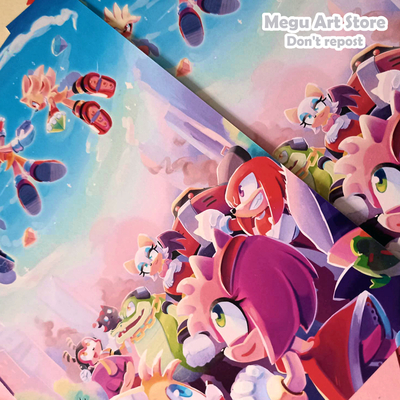Sonic anniversary print (2024)