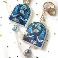 Genshin Impact Stained Glass Acrylic Charms - Thumbnail 1