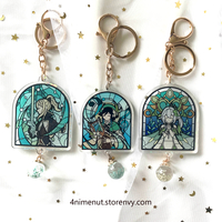 Genshin Impact Stained Glass Acrylic Charms - Thumbnail 2